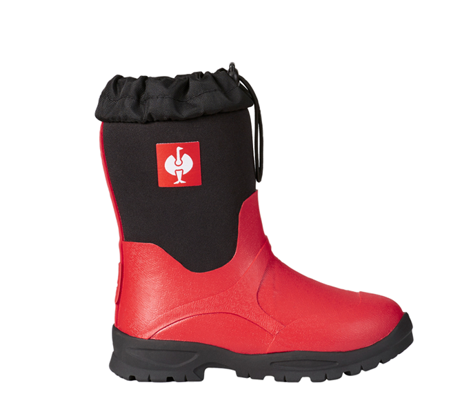 Main view, Kids Shoes, e.s. Allround boots Fides high, children's, fiery red/black