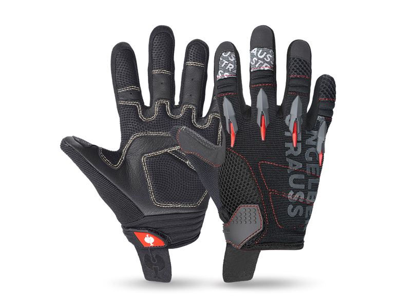 Main view, Accessories, e.s. Children's mechanic's gloves Viper, black/red