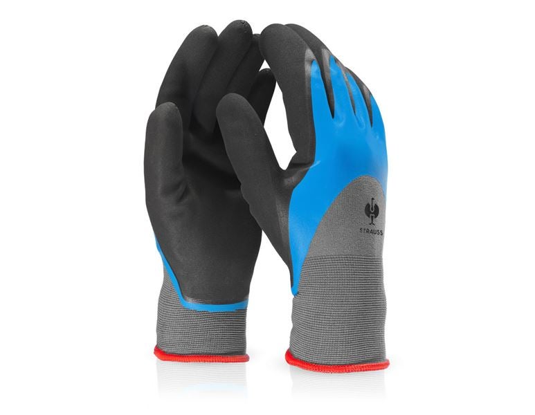 Main view, Personal Protection, Nitrile foam gloves Flexible Pro, blue/grey-melange