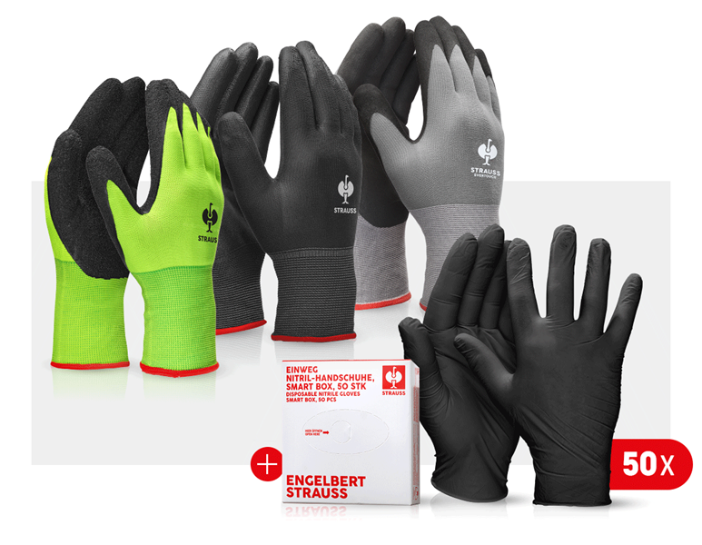 Main view, Personal Protection, Gloves TEST SET Allround