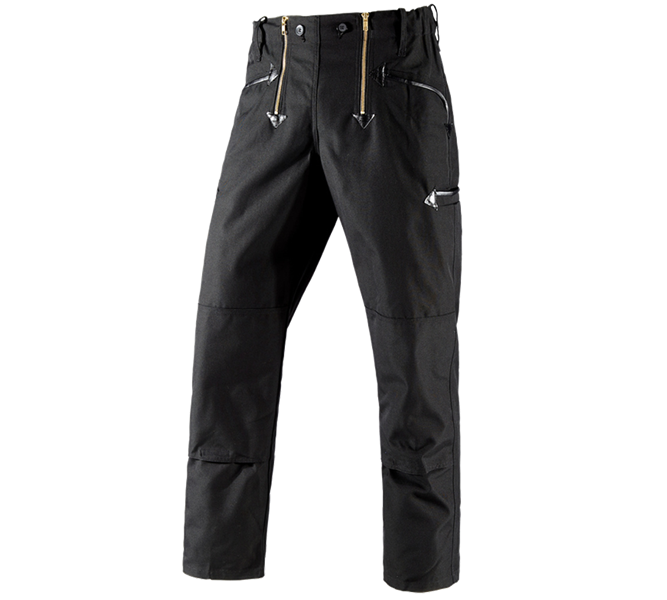 Main view, Guild Trousers, Craftman's Work Trousers Alois, black