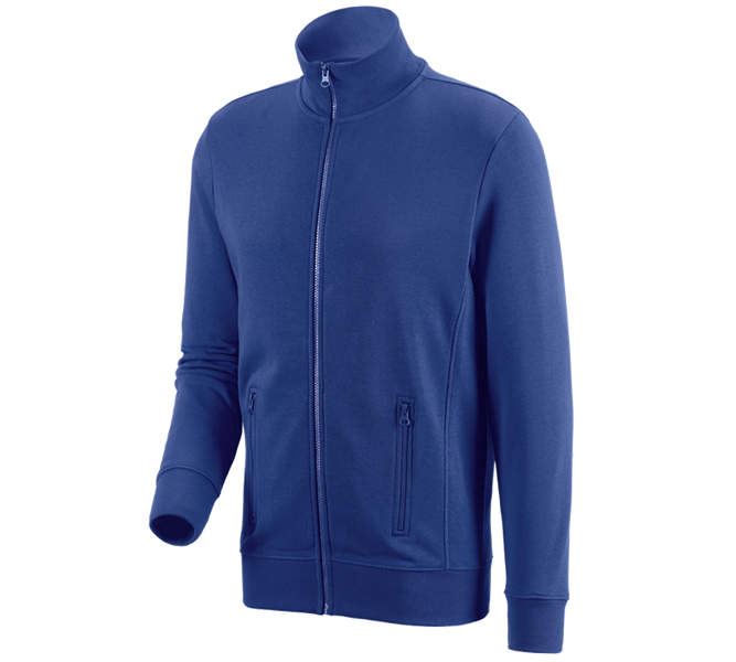 Main view, Topics, e.s. Sweat jacket poly cotton, royal