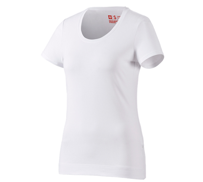 e.s. T-Shirt cotton stretch, dam