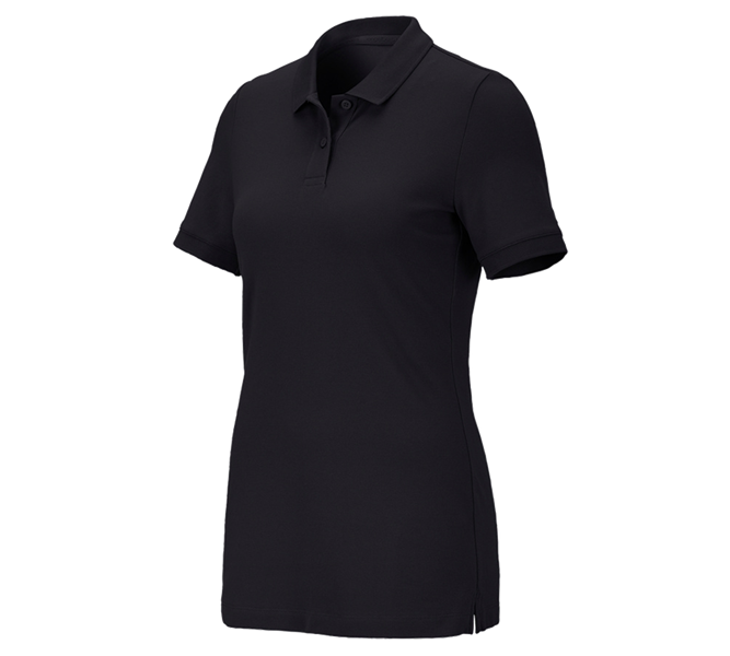 e.s. Pique-Polo cotton stretch, ladies'