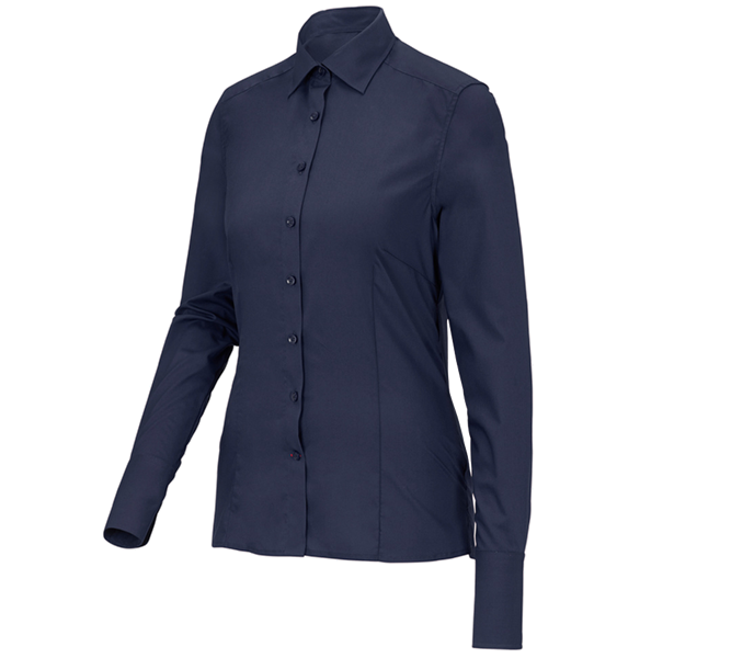 Business blouse e.s.comfort, long sleeved