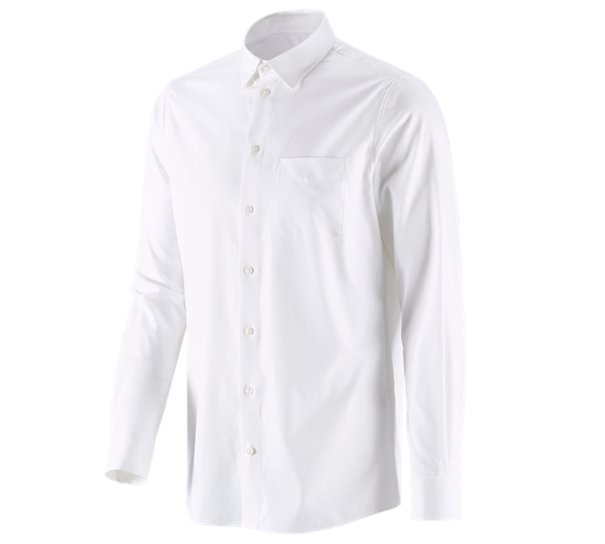 e.s. Kontorsskjorta cotton stretch, regular fit