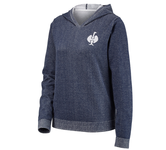 Main view, Shirts, Pullover & more, e.s. Homewear Hoody, ladies', deepblue