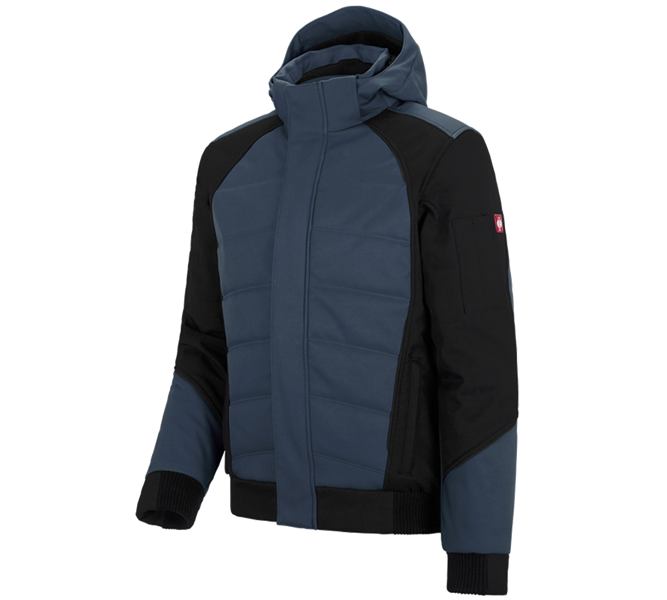 Main view, Topics, Winter softshell jacket e.s.vision, pacific/black