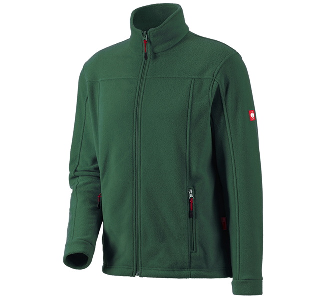 Main view, Fleece Jackets | Knitted Jackets, Fleece jacket e.s.classic, green