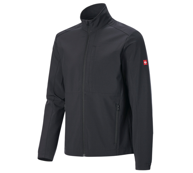 Main view, New Products, Softshell jacket e.s.trail pure, black