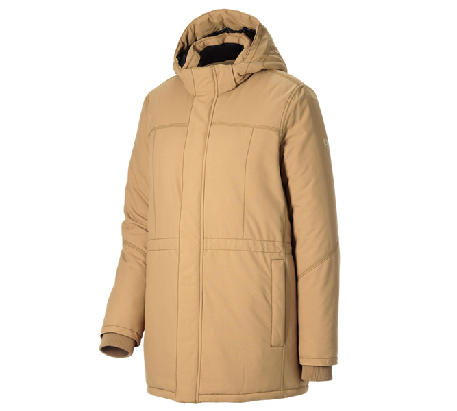 Main view, Winter Jackets, Parka e.s.iconic, ladies', almondbrown