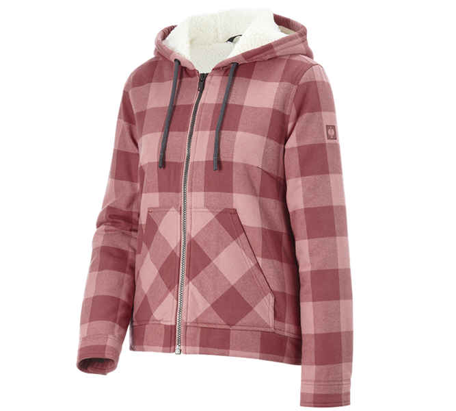 Check-hooded jacket e.s.iconic, ladies'