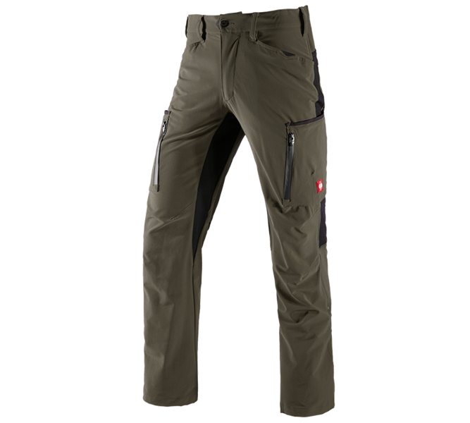 Cargo trousers e.s.vision stretch, men's