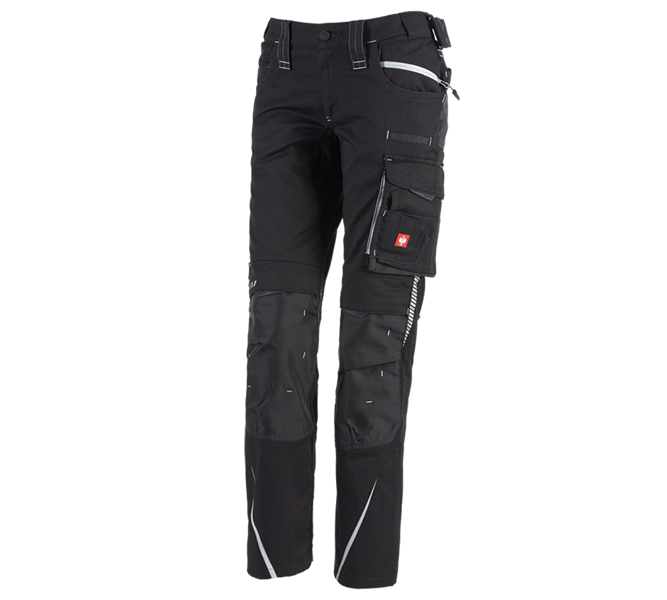 Main view, Topics, Ladies' trousers e.s.motion 2020 winter, black/platinum