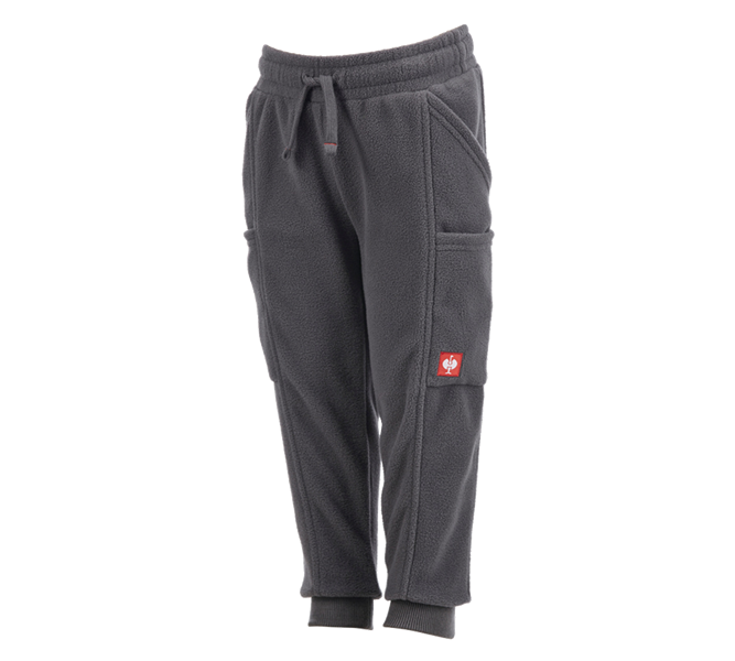 Main view, Kids, e.s. Fleece Trousers,children's, anthracite