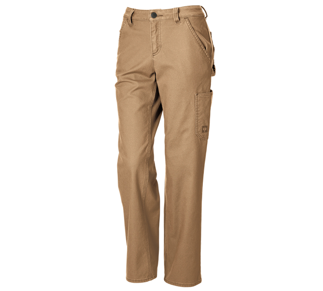 Main view, Work Trousers, Trousers e.s.iconic, ladies', almondbrown