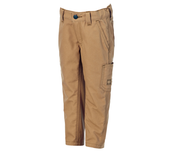 Main view, Trousers, Trousers e.s.iconic, children's, almondbrown