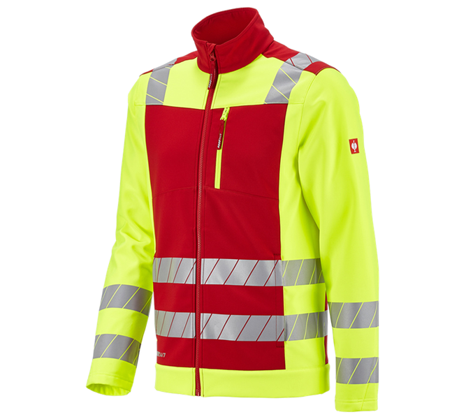 High-vis softshell jacket e.s.motion 24/7