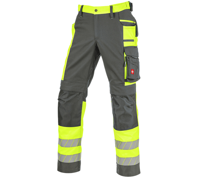 Main view, Knee Pad Master Grid 6D, High-vis trousers e.s.motion 24/7, anthracite/high-vis yellow