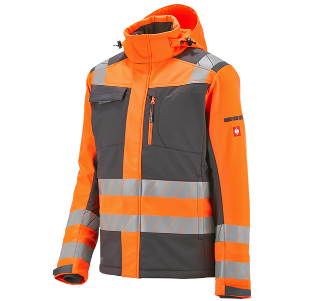 High-vis winter softshell jacket e.s.motion 24/7