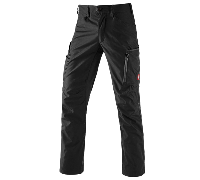 Main view, Work Trousers, Trousers e.s.vision, men's, black