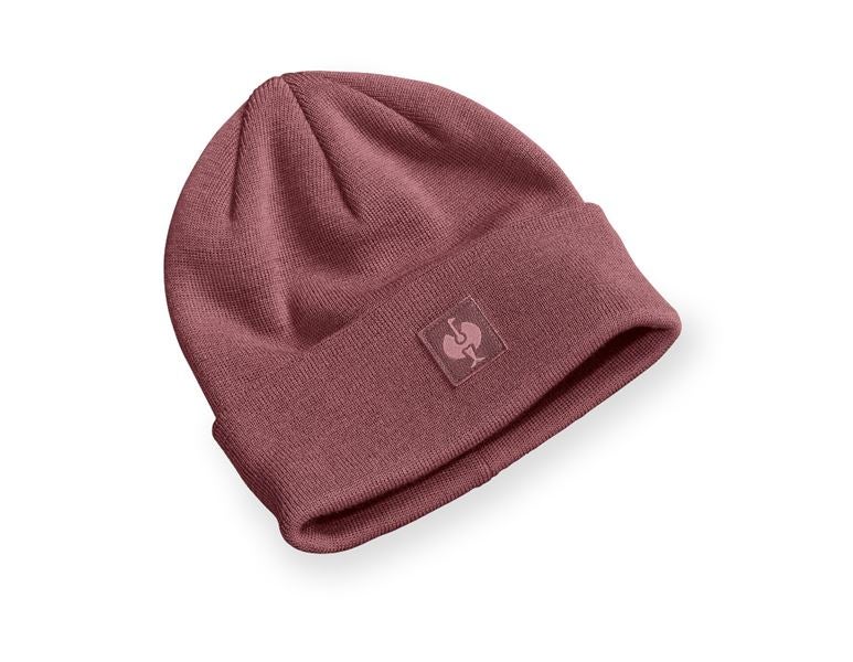 Main view, New Products, Knitted cap e.s.iconic, oxidred