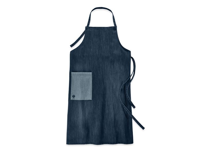 Main view, Aprons, e.s. Bib Apron denim, long, mediumwashed