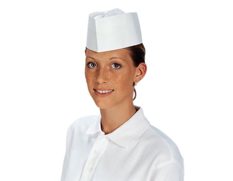 Paper food service hats