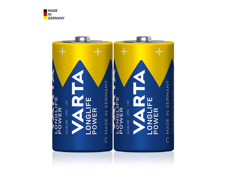 Huvudvy, Elektronik, VARTA Baby C Batterier