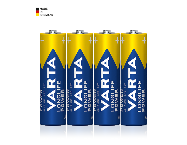 Huvudvy, REA, VARTA Mignon AA Batterier