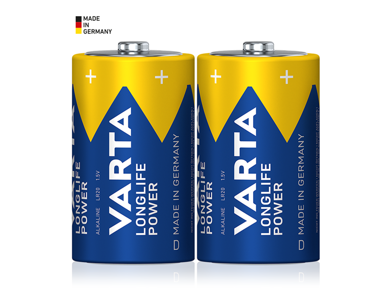 Huvudvy, Elektronik, VARTA Mono D Batterier