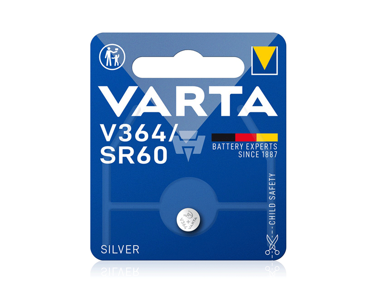 Main view, Electronics, VARTA button cells V364/SR60