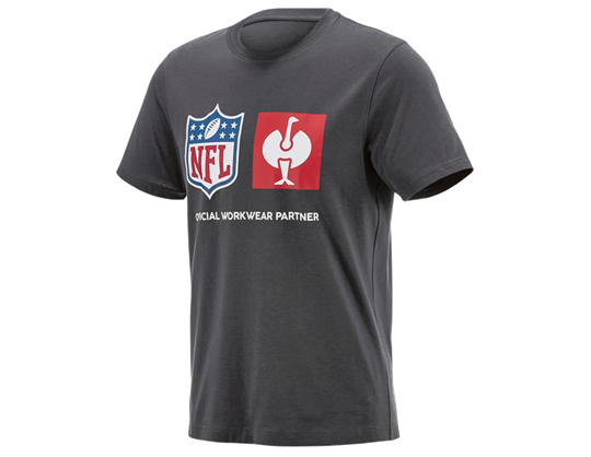 Huvudvy, NFL T-Shirt cotton, karbongrå