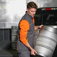 Vy 3, Softshell­väst e.s.​motion 2020, antracit/varselorange