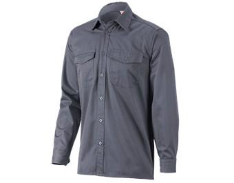 Work shirt e.s.classic, short sleeve grey