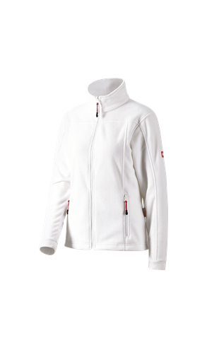 Ladies' Fleece Jacket e.s.classic white