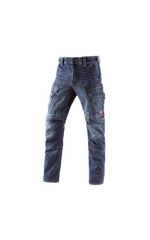 e.s. Cargo worker jeans POWERdenim darkwashed