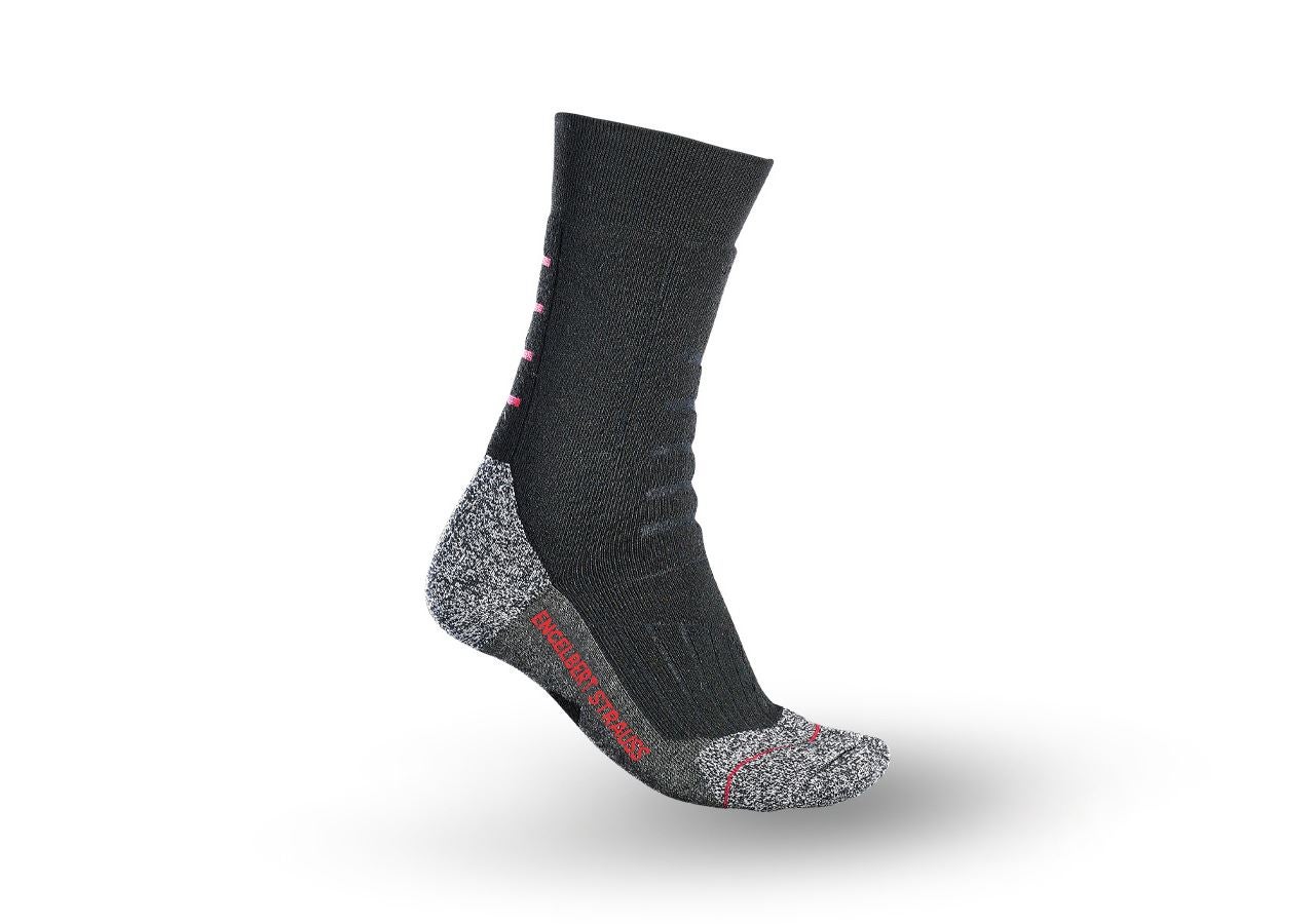 Socks: e.s. Allround socks function x-warm/high + black