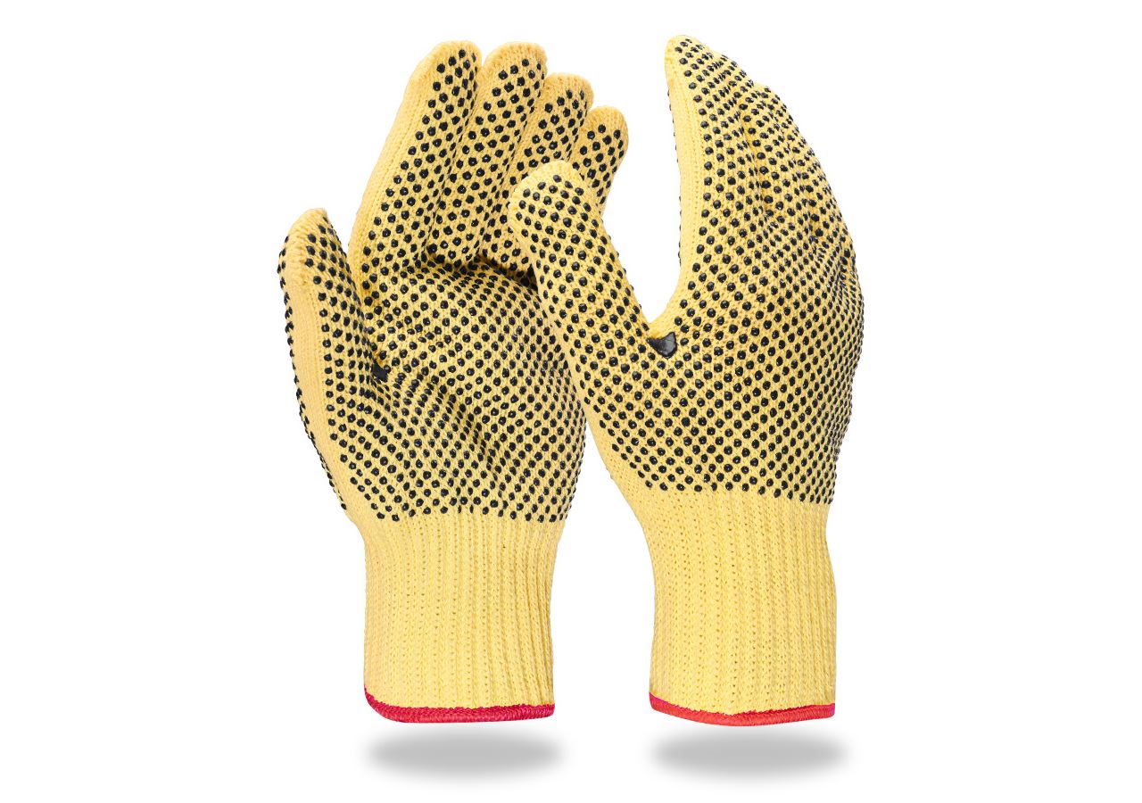Belagda: Aramid-stickade handskar Safe Point