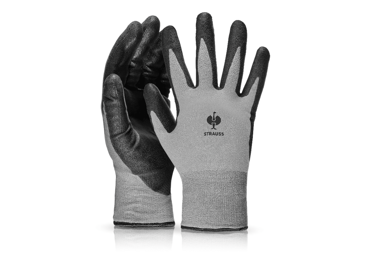 Coated: PU winter gloves Comfort