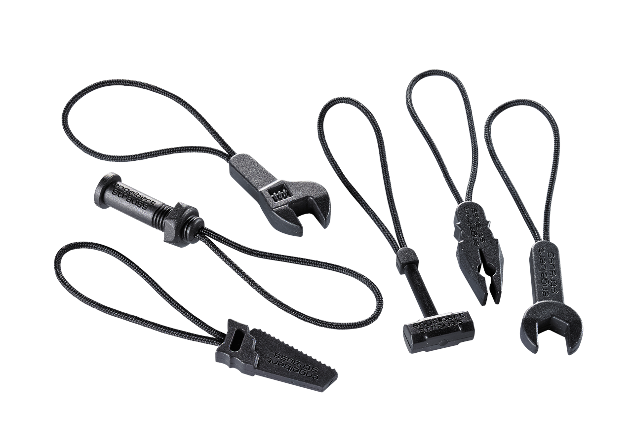 Accessories: Zip puller set e.s.motion 2020 + black