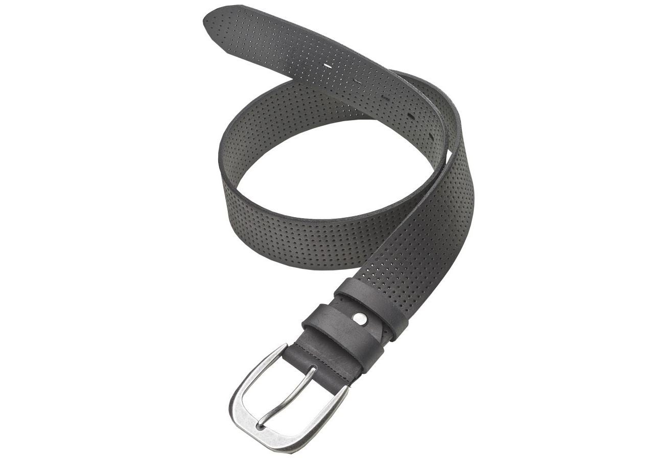 Accessories: Leather belt e.s.roughtough PX5 + black