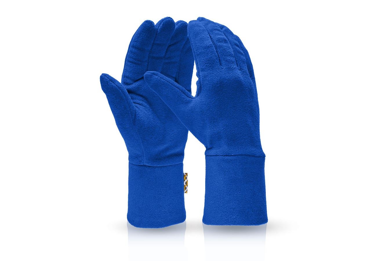 Kyla: e.s. FIBERTWIN® microfleece handskar + kornblå