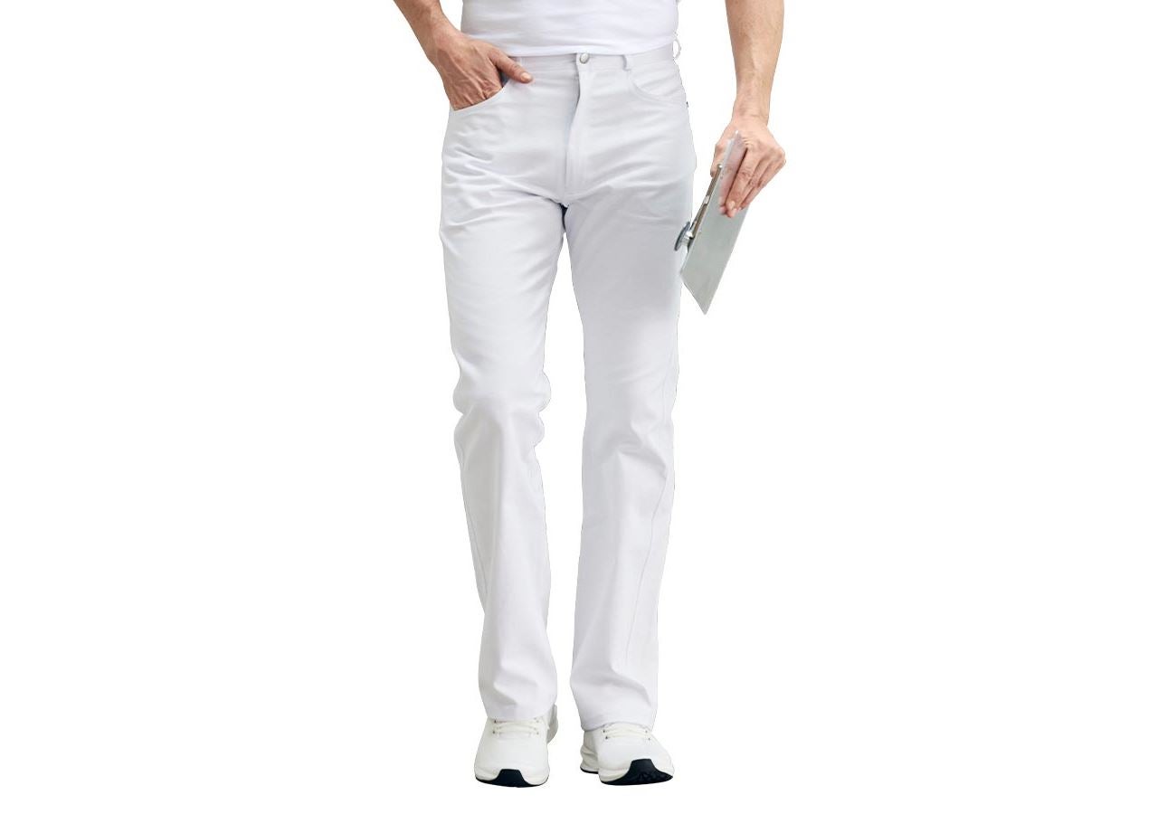 Work Trousers: Work Jeans Daniel + white