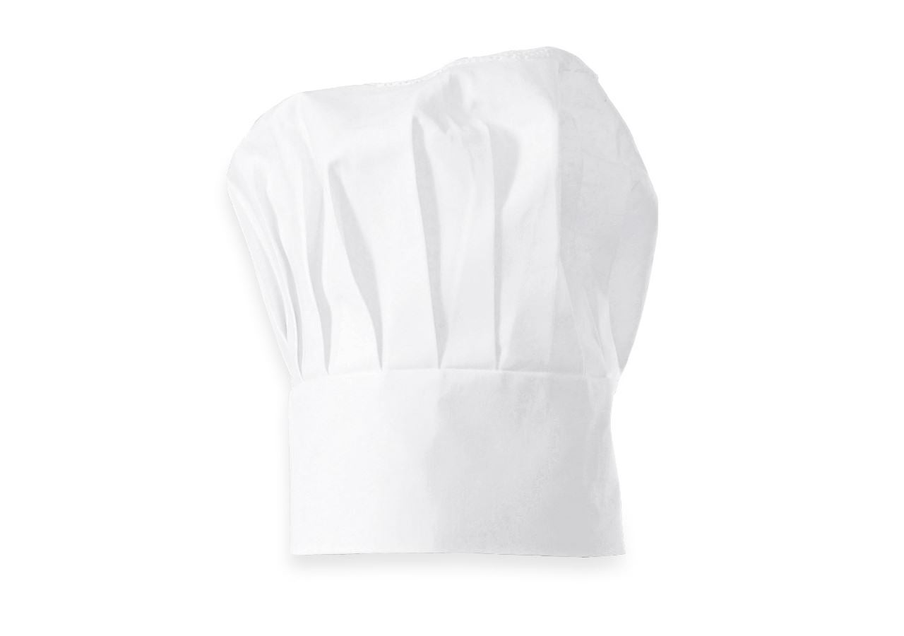 Accessories: Cotton Chefs Hats + white