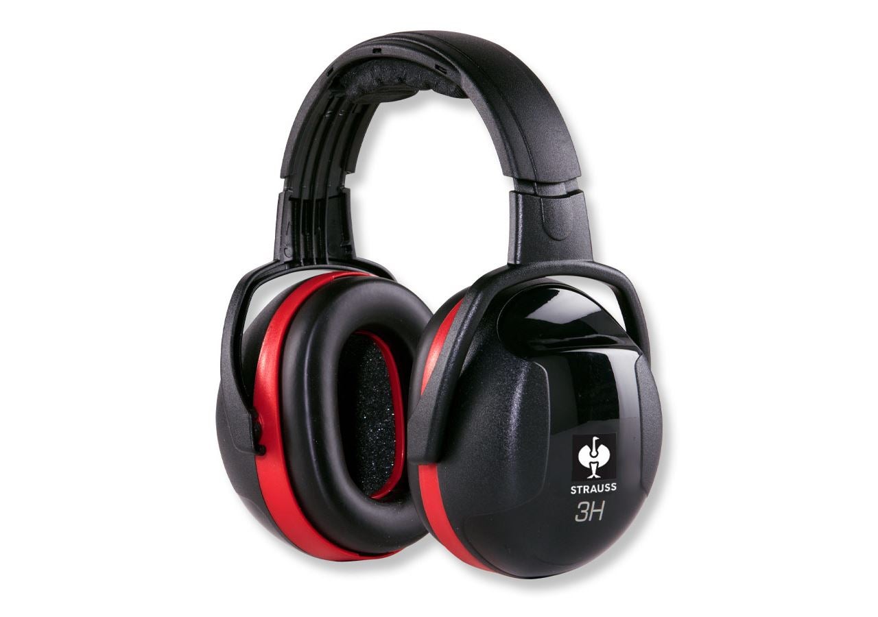 Hörselkåpor: e.s. hörselskydd 3H + röd
