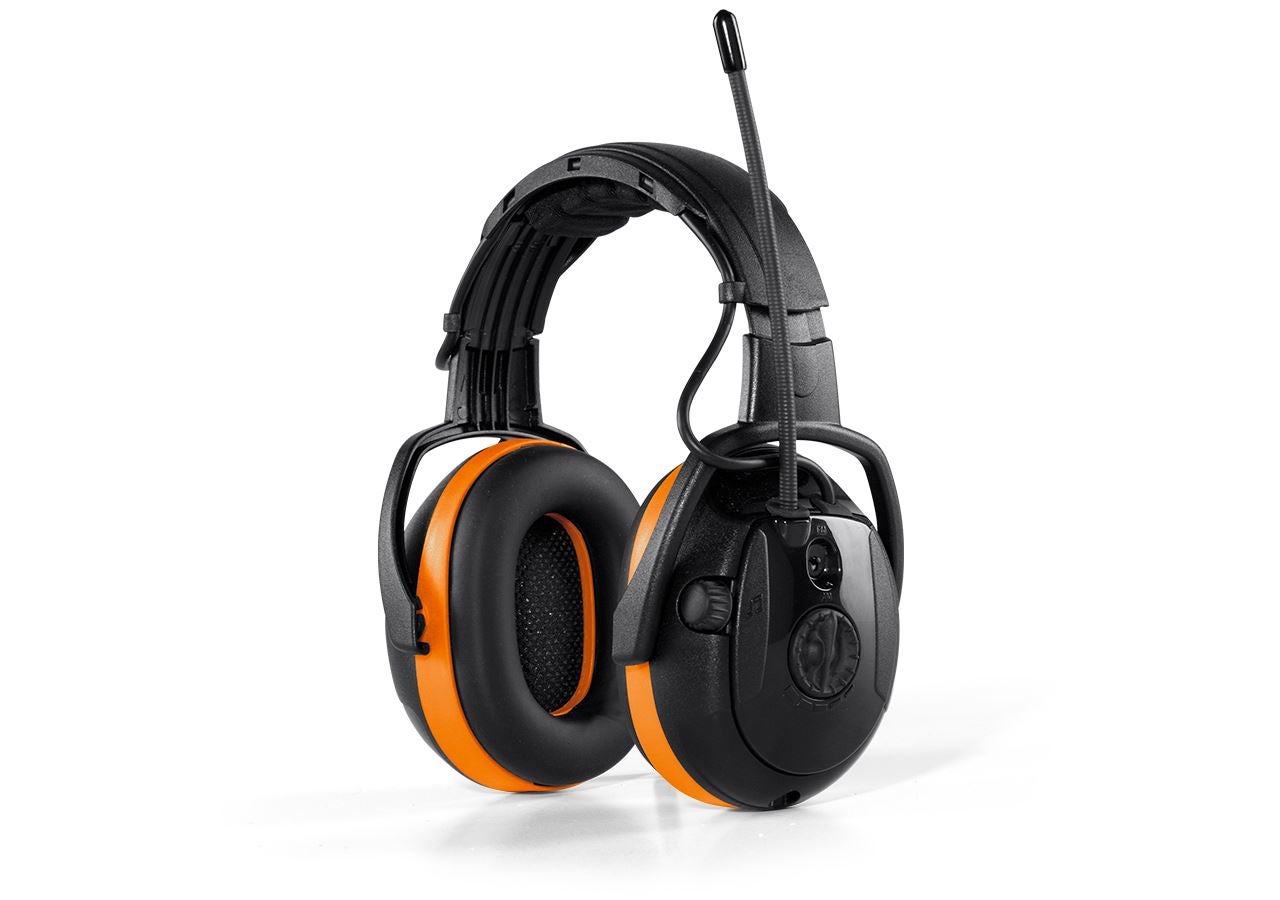 Hörselkåpor: e.s. hörselskydd Radio 2HR + orange