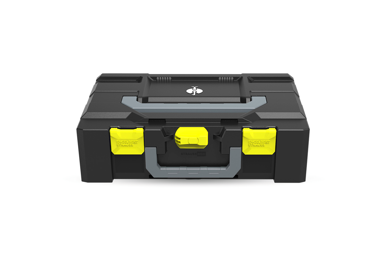 STRAUSSbox System: STRAUSSbox 145 large Color + high-vis yellow
