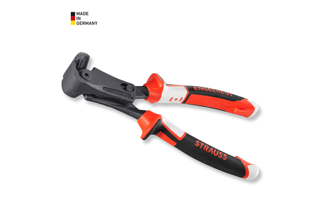 Tongs: e.s. Lever-force end pliers