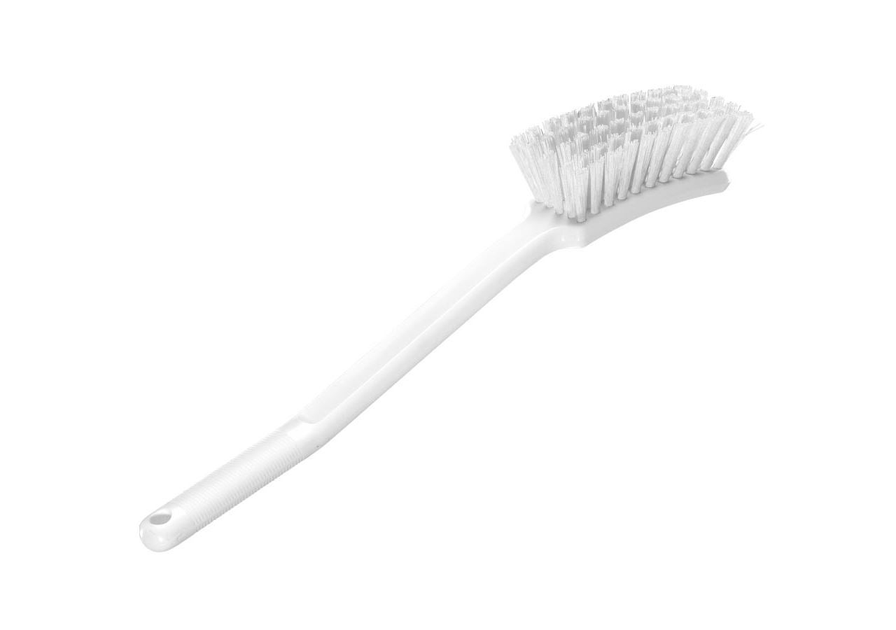 Brooms | Brushes | Scrubbers: Long-handled hand brush + transparent